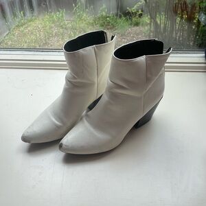 White Ankle Boots